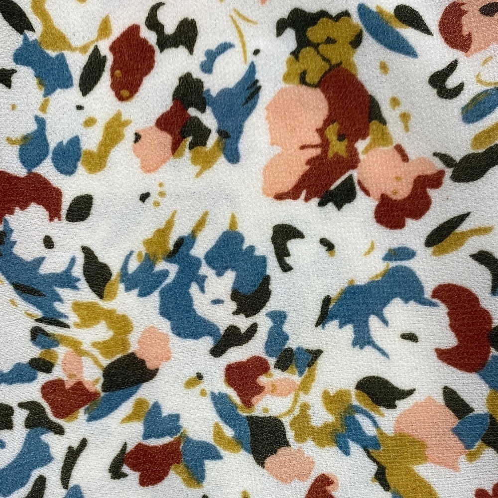 Prairiecore Floral Dress Romantic Vintage Inspired Flowy Feminine Ruffle | Large - Picture 14 of 15